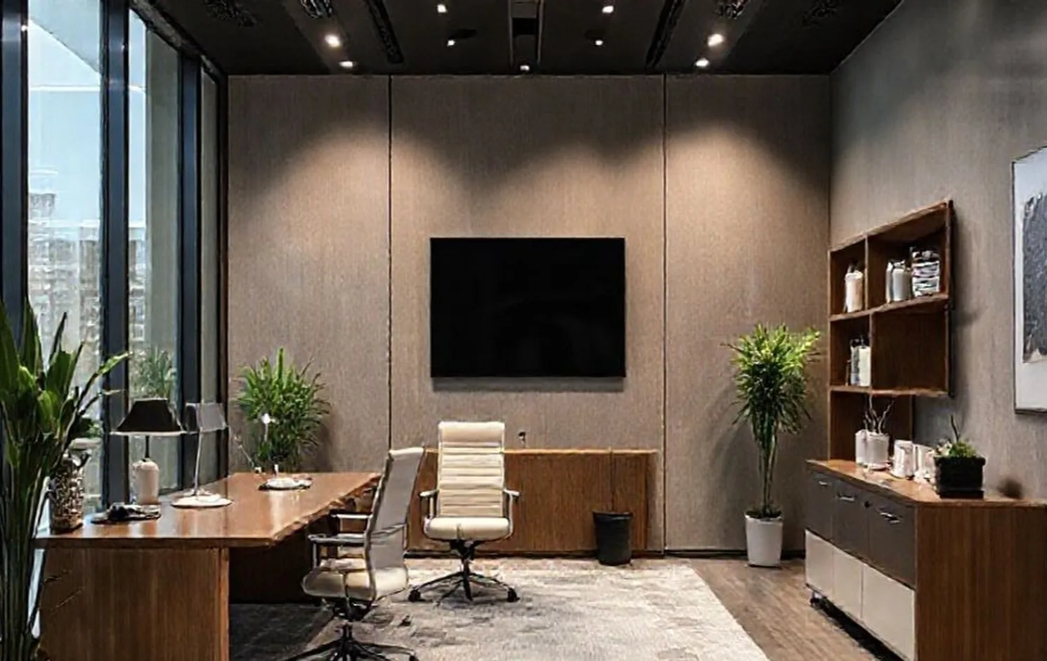 Professional executive office environment
