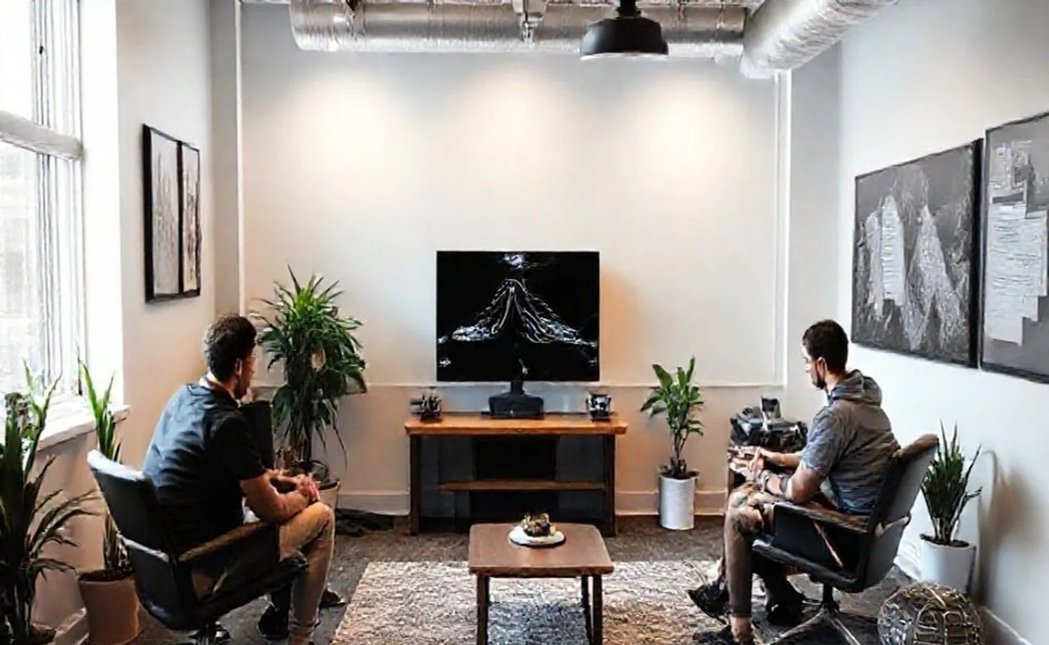 Modern coaching office space